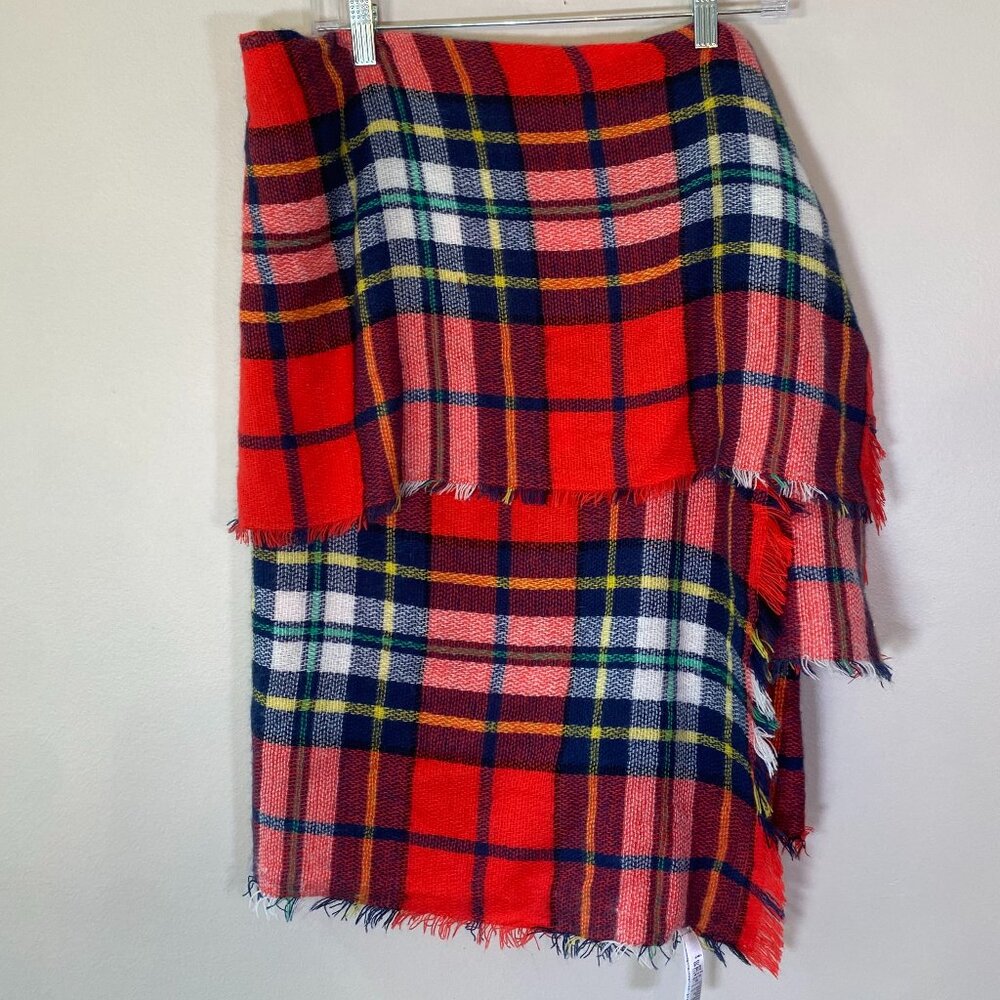 NWOT American Eagle Red Plaid Scarf